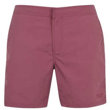 image of Firetrap Firetrap Blackseal Plain Swim Shorts - Burgundy