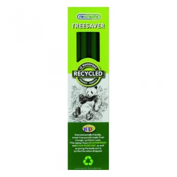 Image of ReCreate Treesaver Recycled HB Pencil Pack of 12 TREE12HB