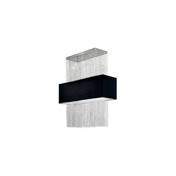 Image of Ideal Lux Phoenix - 5 Light Semi Flush Ceiling Light Black, E27