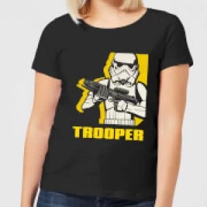 Image of Star Wars Rebels Trooper Womens T-Shirt - Black