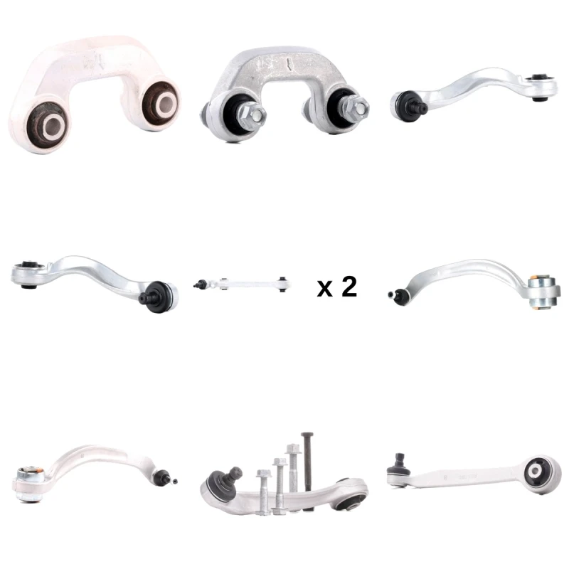 Image of RIDEX 772S1327 Control arm repair kit without bolts/screws, Front Axle Right, Control Arm Suspension Kit (772)