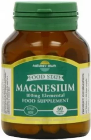 Image of Nature's Own Magnesium 100mg 60 Tablets