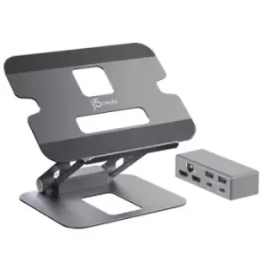 j5create JTS427 Multi-Angle Dual 4K Docking Stand