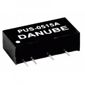 image of Danube PUD 0512 3K DCDC converter print 5 Vdc 12 Vdc 12 Vdc 42 mA 1 W No. of outputs 2 x