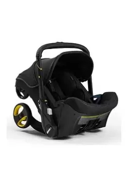 image of Doona Doona+ Infant Car Seat - Limited Edition Midnight, Black