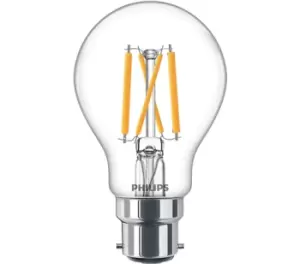 Image of Philips Classic 5W LED Bulb BC/B22 GLS Warm White Dimmable - 77120100