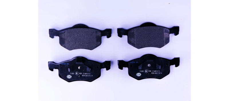 Image of HELLA Brake pad set HELLA 8DB 355 010-141