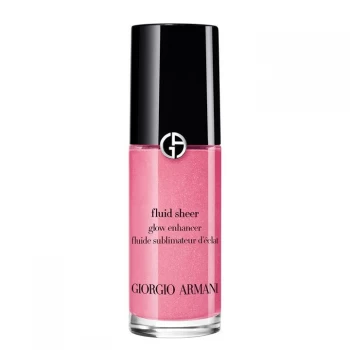Image of Armani Fluid Sheer Highlighter Various Shades 8 Pink 18ml