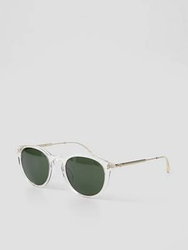 Image of Polo Ralph Lauren Polo 0Ph4239U Round Sunglasses Clear X4F78 Male