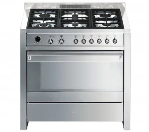 image of SMEG Opera 90 Dual Fuel Range Cooker