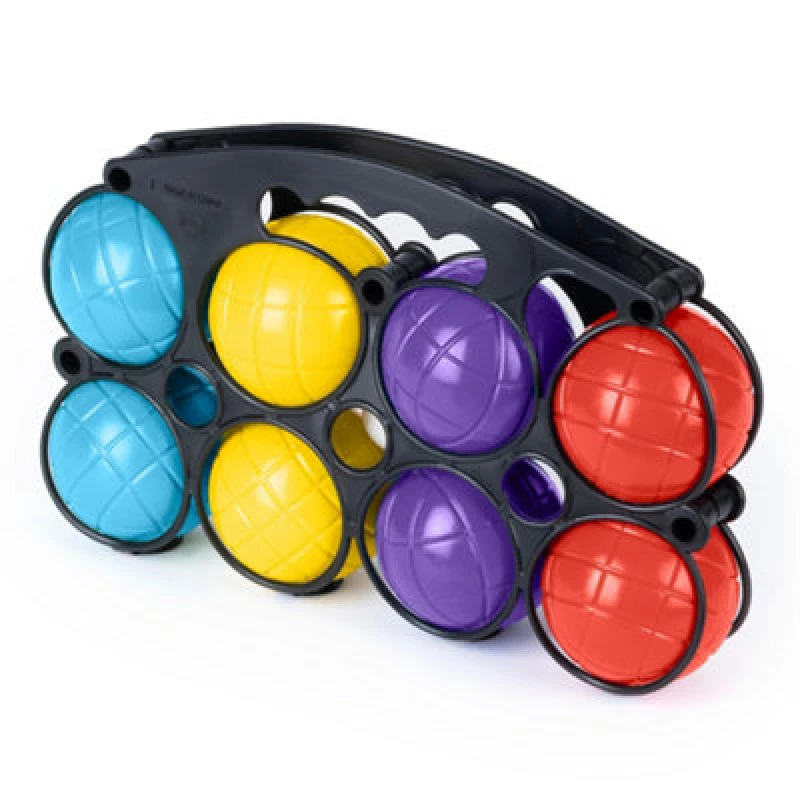 Image of Hillington Outdoor Garden Plastic French Boules - Set of 8 Multi