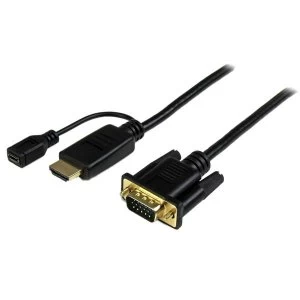 Image of StarTech 10ft HDMI to VGA Converter