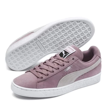 image of Puma Suede Classic Trainers - Elderberry/Wht