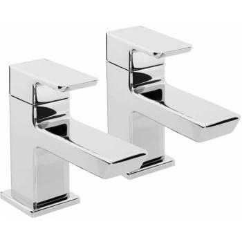 Image of Cobalt Bath Taps Twin Taps - Chrome - Bristan