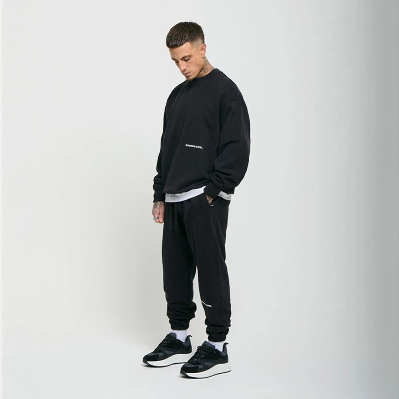 Image of Madison Kohl Core Crew Sweater Mens Black male Small
