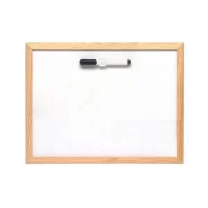 Image of Lightweight Drywipe Board W400xH300mm Pine Frame 943343