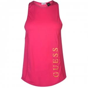 image of Guess Guess Active Logo Vest - Red G602