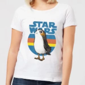 Image of Star Wars Porg Womens T-Shirt - White - 3XL