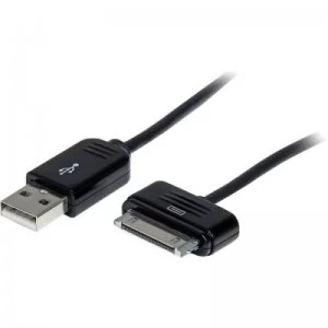 Image of StarTech 2m Dock Connector To USB Cable For Samsung Galaxy Tab