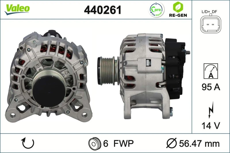 Image of Alternator VALEO 440261