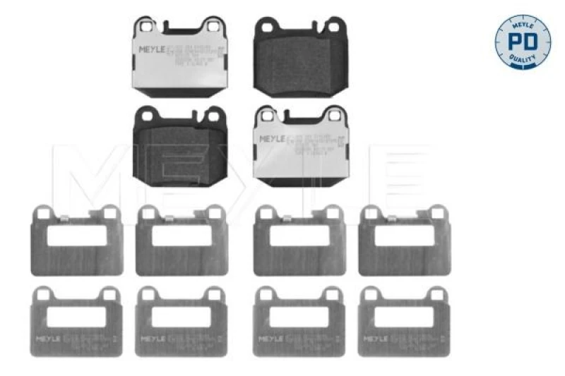 Image of Brake pad set MEYLE 025 231 5715/PD