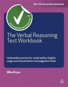 Image of The verbal reasoning test workbook by Mike Bryon
