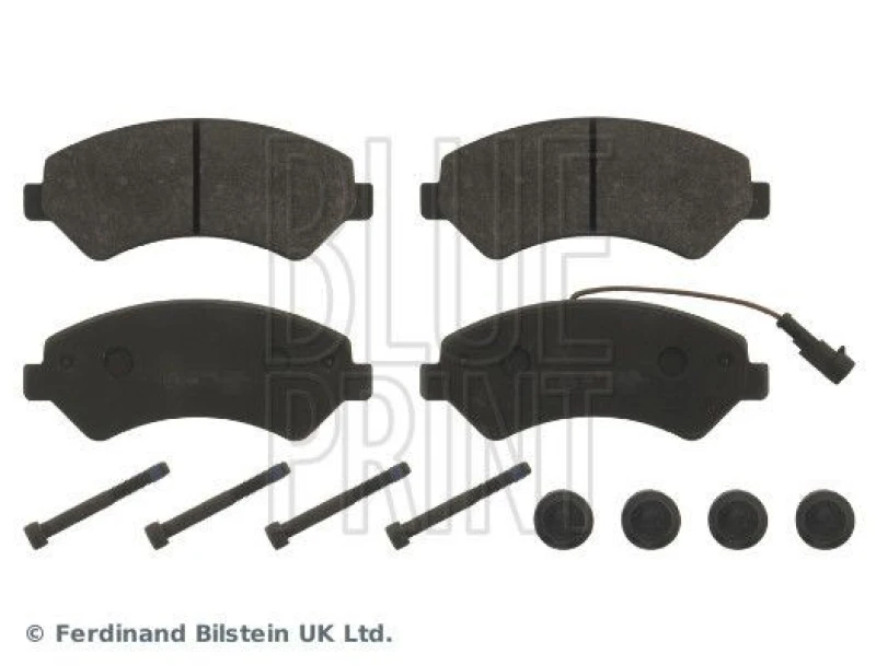 Image of Blue PRINT Brake pad set Blue PRINT ADP154221