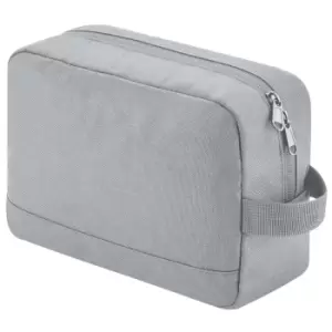 image of Bagbase Essentials Recycled Toiletry Bag (One Size) (Pure Grey)