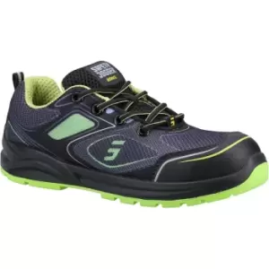 image of Safety Jogger Mens Cador Safety Trainers (11 UK) (Black/Green)