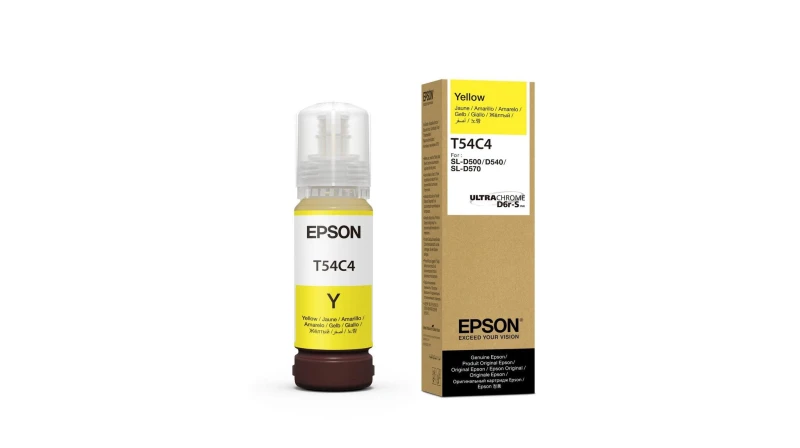 Image of Epson C13T54C420 Yellow Ink Bottle (Original)