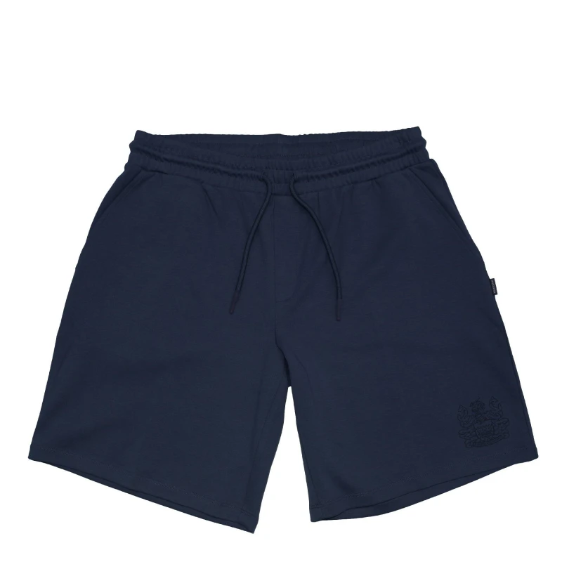 Image of Aquascutum Mens Fleece Jogger Shorts Fleece Shorts Small Blue 47099918350