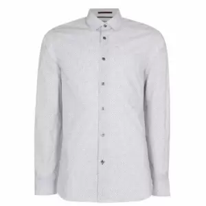 Image of Ted Baker Hazul Long Sleeve Shirt Mens - White
