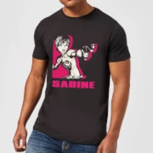 Image of Star Wars Rebels Sabine Mens T-Shirt - Black