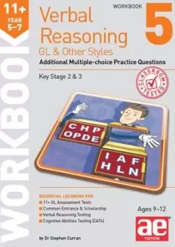 Image of 11+ Verbal Reasoning Year 57 GL & Other Styles Workbook 5 - Dr Stephen C Curran - Paperback - Used