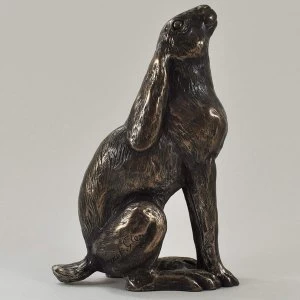 Image of Moondaisy Hare by Harriet Glen Cold Cast Bronze Sculpture