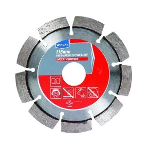 image of Wickes Pro Diamond Cutting Blade Multi-purpose 115mm