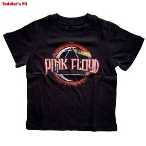 Image of Pink Floyd - Vintage Dark Side of the Moon Seal Kids 12 Months T-Shirt - Black