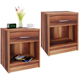 Image of Bedside Table 2Pcs Merano Design 50x40x35cm