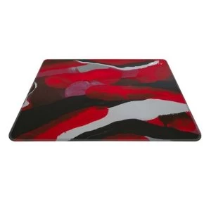 image of Xtrfy GP4 Large Surface Gaming Mouse Pad, Abstract Retro, Cloth Surface, Non-slip Base, Washable, 460 x 400 x 4 mm