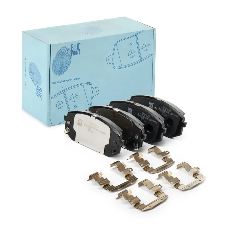 Image of Blue PRINT Brake pad set Blue PRINT ADG042170