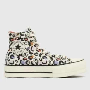 image of Converse Multi Mystic World Lift Hi Trainers