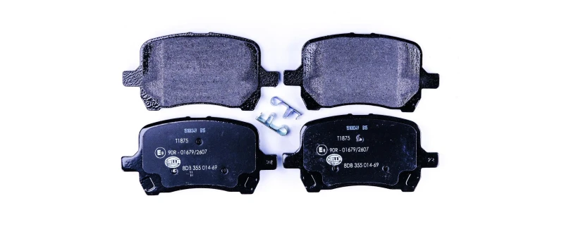 Image of HELLA Brake pad set HELLA 8DB 355 014-691