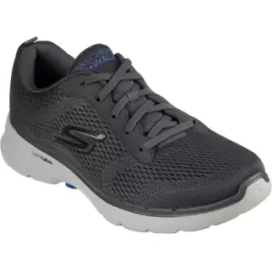 Image of Skechers Mens Go Walk 6 Avalo Lightweight Lace Up Trainers UK Size 11 (EU 45.5)