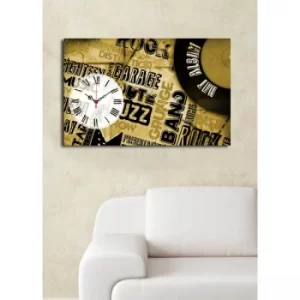 image of 5070CS-70 Multicolor Decorative Canvas Wall Clock