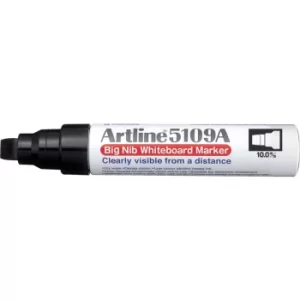 Image of Big Nib Whiteboard Marker Chisel Tip Black