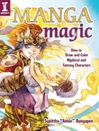 Image of manga magic how to draw and color mythical and fantasy characters