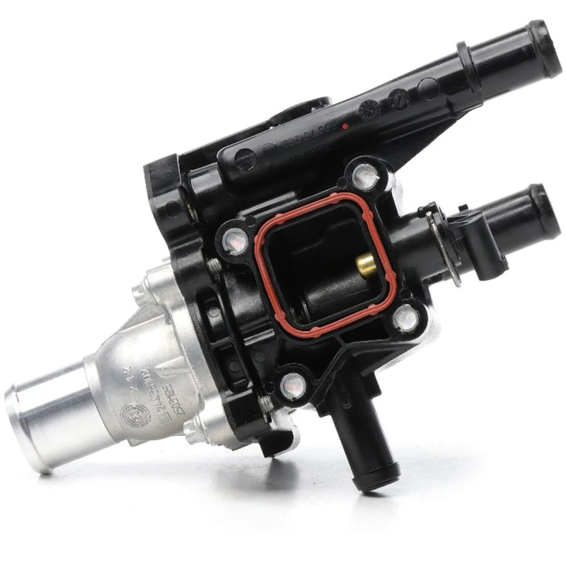 Image of METZGER 4006004 Engine thermostat OE-PART, Opening Temperature: 92°C, with gasket/seal, with housing Plastic, Aluminium Thermostat,coolant (316)