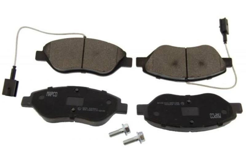 Image of MAPCO 6572 Brake pad set Front Axle, incl. wear warning contact Brake Pad Set,disc brake (402)