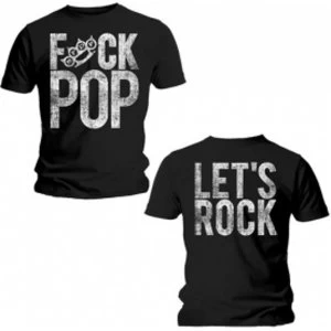 Image of FFDP F*ck Pop Mens Black T Shirt: Large