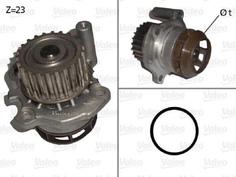 Image of Water pump VALEO 506876